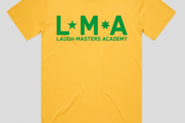 Laugh Masters Academy / LMA "Block" T-Shirt (Unisex) The Home of Improv and Sketch Comedy in Australia