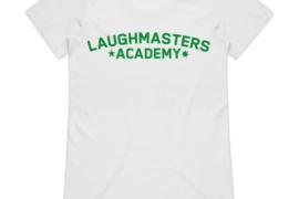 Laugh Masters Academy / LMA "Uni" T-Shirt (Women's) The Home of Improv and Sketch Comedy in Australia