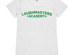 Laugh Masters Academy / LMA "Uni" T-Shirt (Women's) The Home of Improv and Sketch Comedy in Australia
